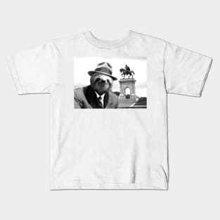 Gentleman Sloth in Houston Kids T-Shirt